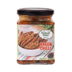 Green Chilli Pickle 200g | Spicy Sundried Hari Mirch Aachar in Mustard Oil